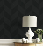 RH20600 Luxe Herringbone Wallpaper 
