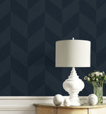 RH20602 Luxe Herringbone Wallpaper 