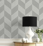 RH20608 Luxe Herringbone Wallpaper 