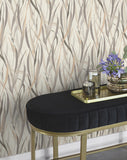 RH330205 Sway Neutral Botanical Wallpaper