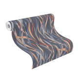 RH330236 Sway Blue Botanical Wallpaper