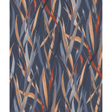 RH330236 Sway Blue Botanical Wallpaper