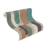 RH330526 Derain Green Geometric Wallpaper