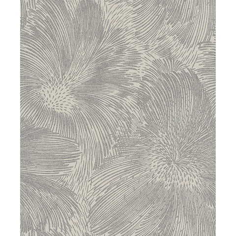 RH509250 Purser Grey Abstract Wallpaper