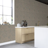 RH509267 Purser Copper Abstract Wallpaper