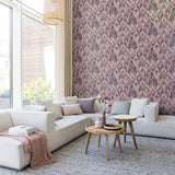 RH535532 Shikhar Raspberry Geometric Wallpaper