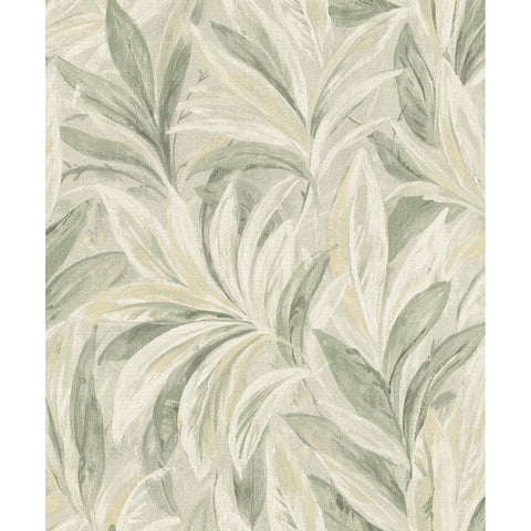 RH547498 Rennie Moss Leaves Wallpaper