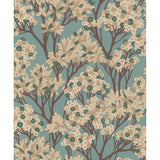 RH580013 Stickley Sky Blue Tree Wallpaper