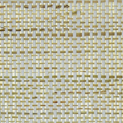 RH6027 Paperweave Ramie on Metallic Wallpaper 