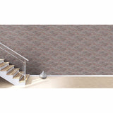 RH625530 Templier Grey Distressed Brick Wallpaper