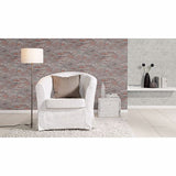 RH625530 Templier Grey Distressed Brick Wallpaper
