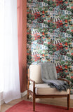 RH687408 Merian Multicolor Architectural Wallpaper