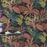 RH691603 Rudyard Pink Tropical Flora Wallpaper