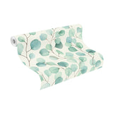 RH691702 Elaina Aqua Watercolor Boughs Wallpaper