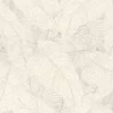 RH720525 Galner Ivory Leaves Wallpaper