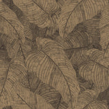 RH720570 Galner Copper Leaves Wallpaper