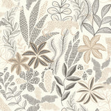 RH792911 Alani Neutral Tropical Wallpaper