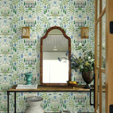 RI5109 Blue green Camont Wallpaper