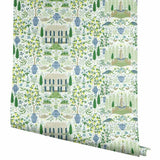 RI5109 Blue green Camont Wallpaper