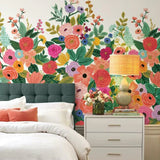 RI5190M Garden Party Rose Multi Wall Mural