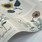 RP7335 Botanical Prints Indigo Wallpaper