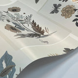 RP7336 Botanical Prints Linen Wallpaper
