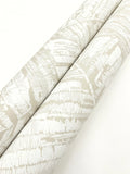 RT7926 Palm Cove Toile White Taupe Wallpaper