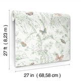 RT7930 Papillon Blush Wallpaper