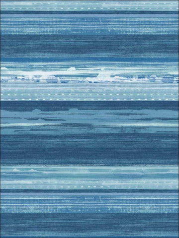 RY31302 Horizon Brushed Stripe Washed Denim Sky Blue Wallpaper