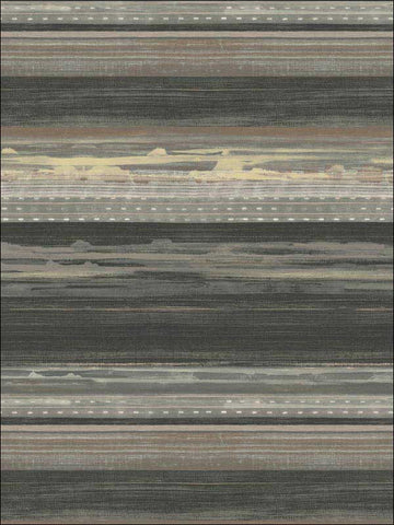 RY31320 Horizon Brushed Stripe Brushed Ebony Walnut Blonde Wallpaper