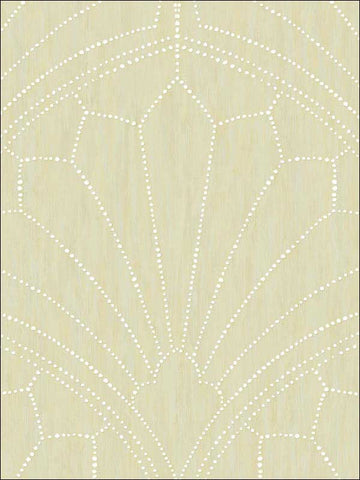 RY31505 Scallop Medallion Sand Dunes Wallpaper