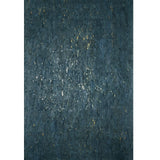 WM843801 Real natural cork Wallpaper textured dark navy blue gold metallic wallcoverings