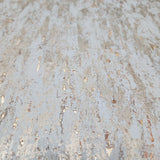 WM183701 Real natural cork distressed matt teal green gold brass metallic Wallpaper rolls