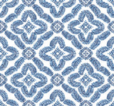 SC21312 Blue Talia Botanical Medallion Wallpaper