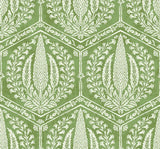 SC21404 Green Cyrus Harvest Ogee Wallpaper