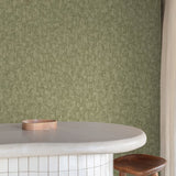 SF1005 Wood plain Green Wallpaper