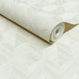 SF3201 Geometric All-over Cream Wallpaper