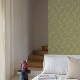 SF3205 Geometric All-over Green Wallpaper