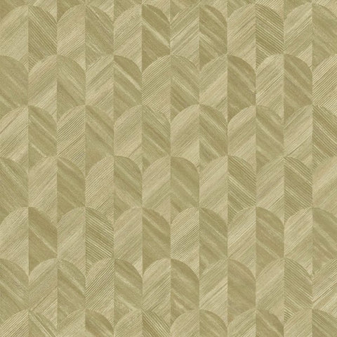 SF3205 Geometric All-over Green Wallpaper