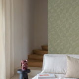 SF3208 Geometric All-over Green Wallpaper