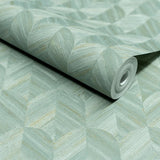 SF3212 Geometric All-over Blue Wallpaper
