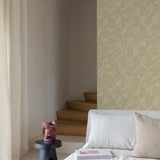 SF3217 Geometric All-over Orange Wallpaper