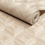 SF3233 Geometric All-over Beige Wallpaper
