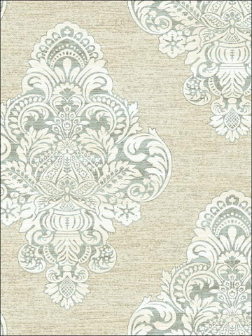 SG40302 Zick Zack Damask Wallpaper