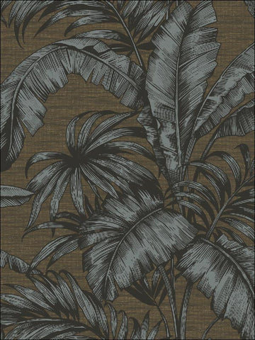 SG41402 Tropical Leaves Wallpaper