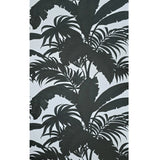 SG41410 Tropical banana leaves off white gray black floral botanical textured wallpaper
