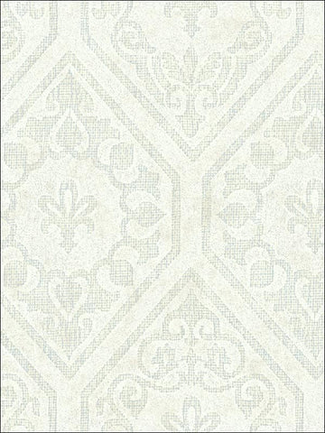 SG41702 Gesso Damask Wallpaper