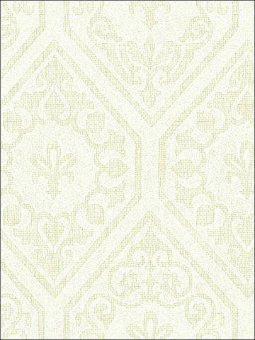 SG41704 Gesso Damask Wallpaper