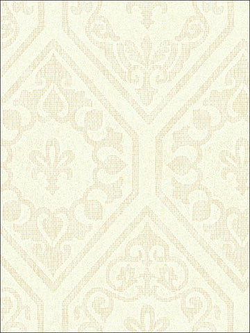 SG41705 Gesso Damask Wallpaper