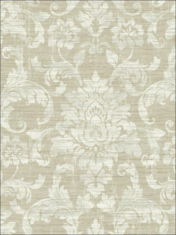 SG42102 Tiger Damask Wallpaper